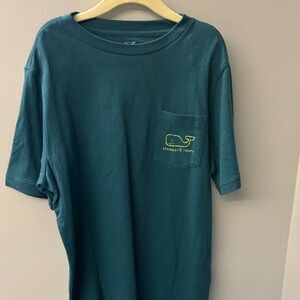 Vineyard Vines Teal Short Sleeve Tee